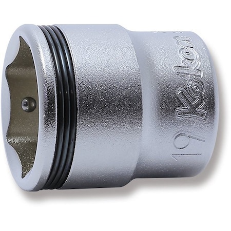 Ko-Ken Socket 19mm Nut Grip 29mm 3/8 Sq. Drive 3450M-19